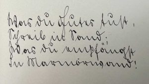 Sütterlin-Kurse – Mit Videolernkursen Sütterlin lernen und üben.