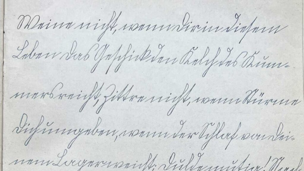 Sütterlin-Kurse – Mit Videolernkursen Sütterlin lernen und üben.