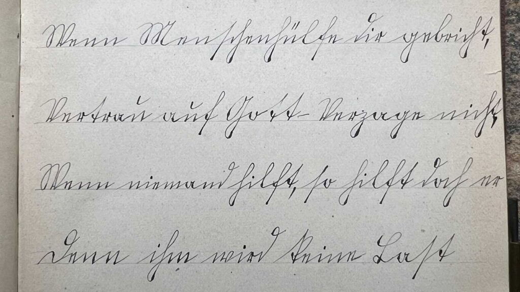 Sütterlin-Kurse – Mit Videolernkursen Sütterlin lernen und üben.